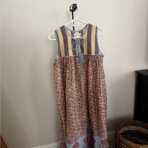 Daughters of india Sleeveless Maxi Dress